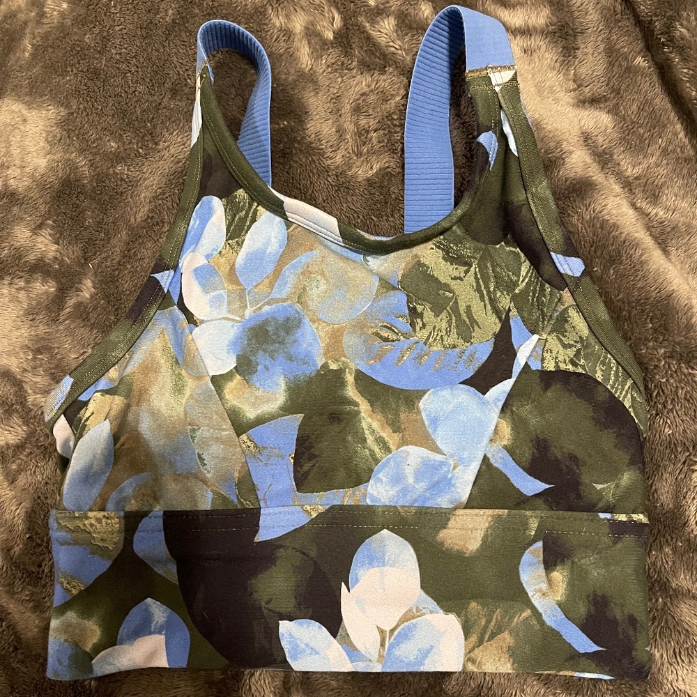 Aerie flower sports bra